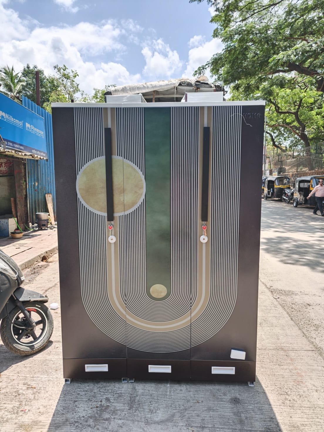 Heavy Duty Steel 2-Door Almirah with Locker
