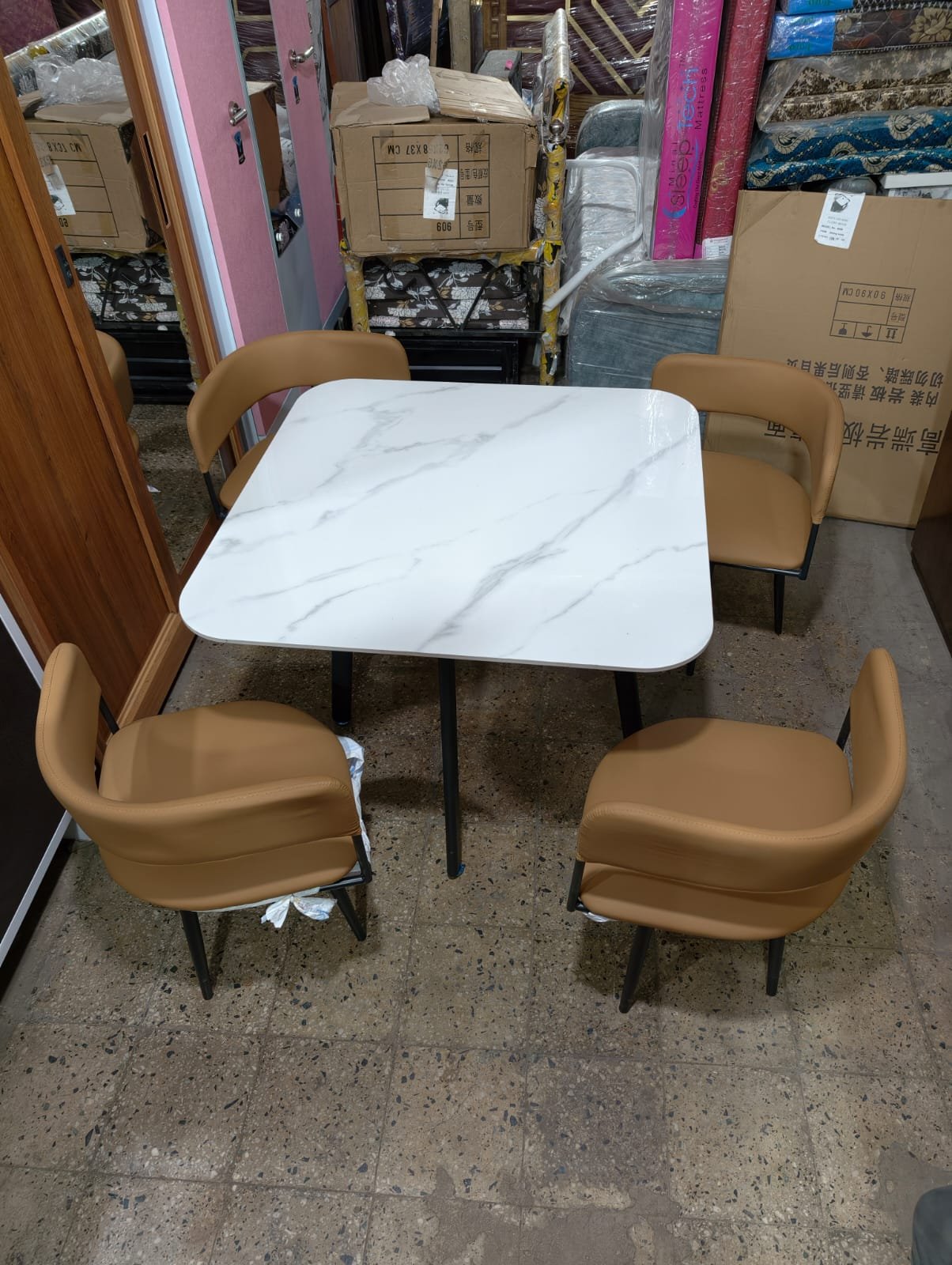 Adjustable Metal Bar Stool Set of 2